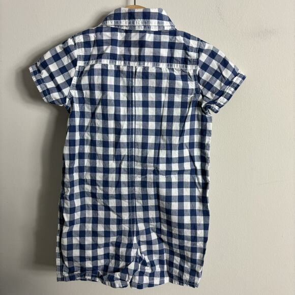 Baby Gap Blue Gingham Romper - Picture 4 of 4